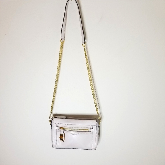 Rebecca Minkoff Handbags - Rebecca Minkoff Mini Crosby Seashell Crossbody Bag Gold Chain Strap 9×6×1.5"